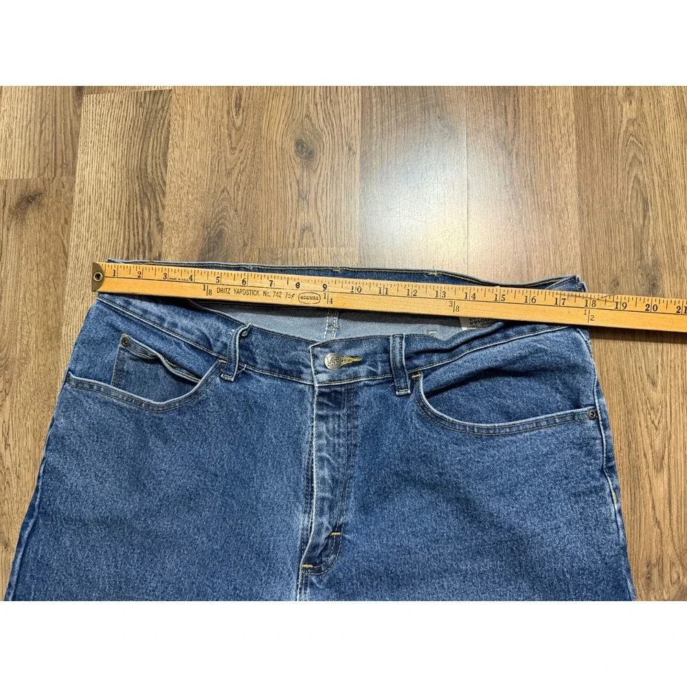 Lee Riders Jeans Mens 36x30 Blue Adult Regular Fit Denim Pants Excellent